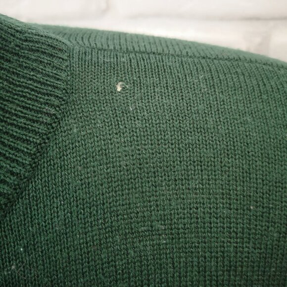 Antels Ladies Size 1X Dark Green Made in Hong Kong Mock Neck Sweater - Picture 9 of 9